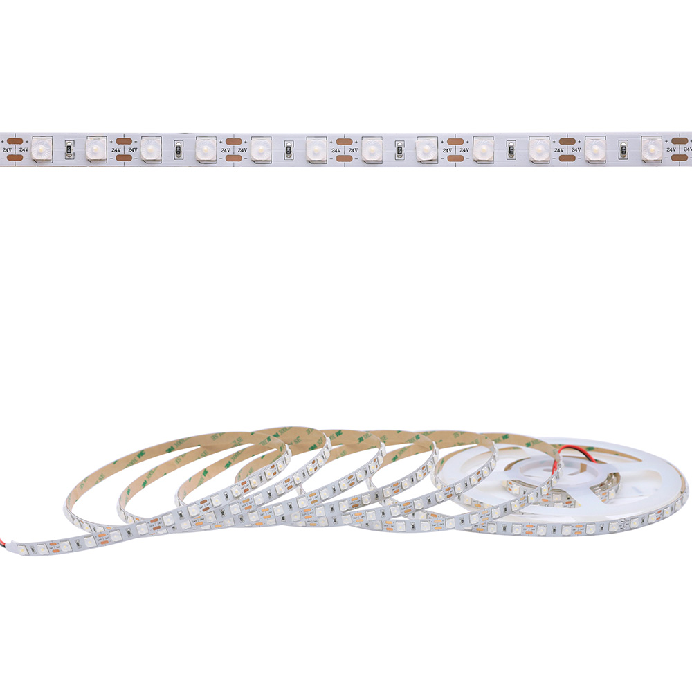 Diffuse Reflection 6060 SMD Brightest Single Color LED Strips With 180 Degree Lens Diffuse Reflection 6060 SMD Brightest Single Color LED Strips With 180 Degree Lens